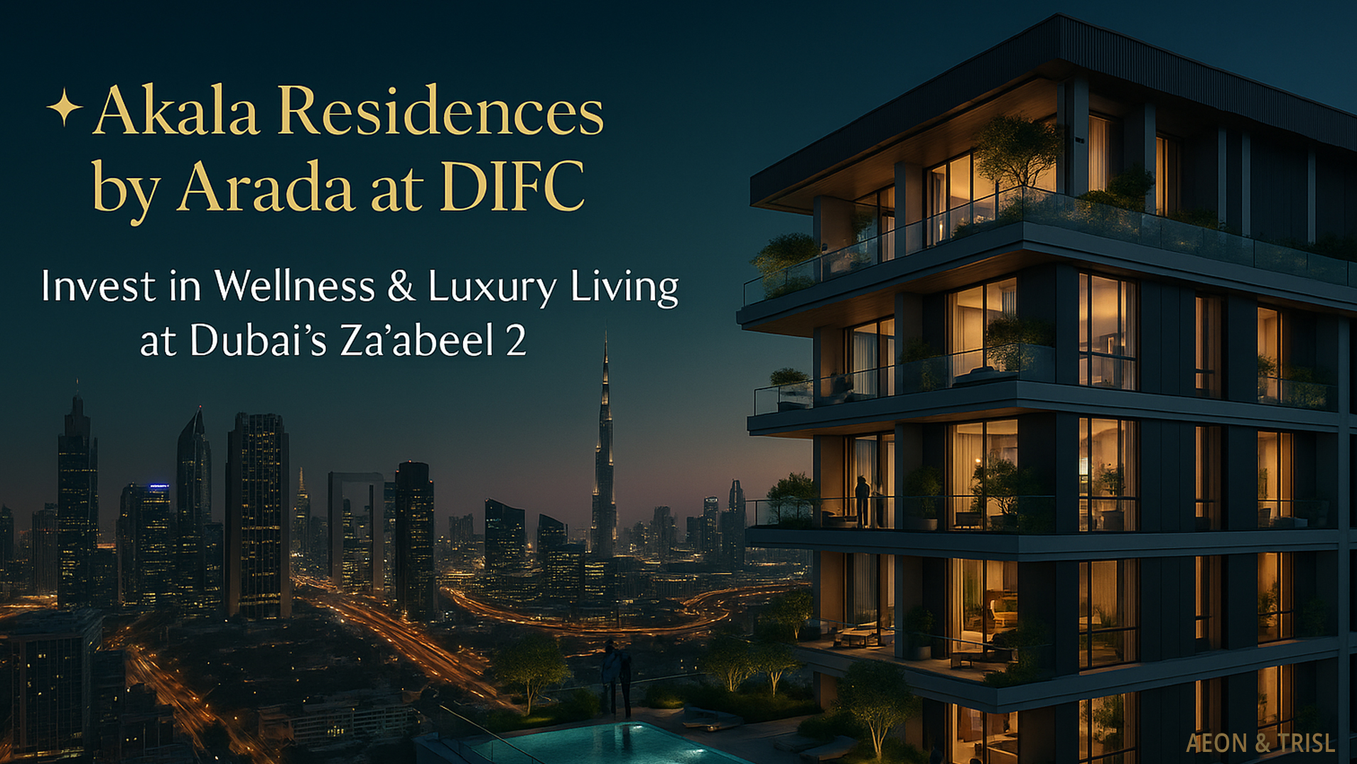 Akala Residences by Arada at DIFC: Invest in Wellness and Luxury Living at Dubai’s Iconic Za’abeel 2!