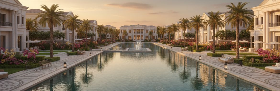 Invest in The Palace Villas – Ostra at The Oasis from the UK | Where Dubai’s New Elite Waterfront Lifestyle Begins
