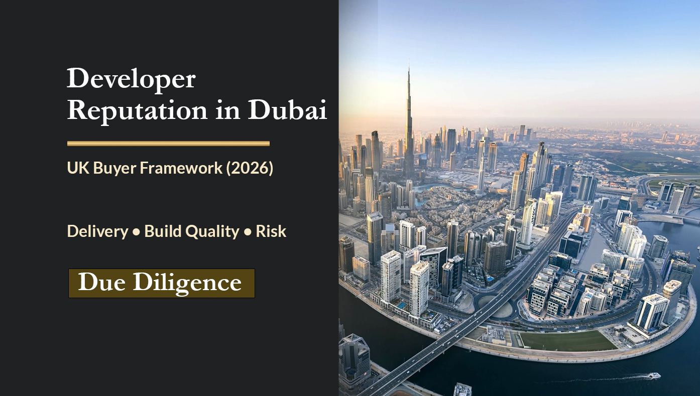 Developer Reputation in Dubai (UK Buyer Framework 2026): How to Assess Delivery History, Build Quality & Risk Without Guesswork