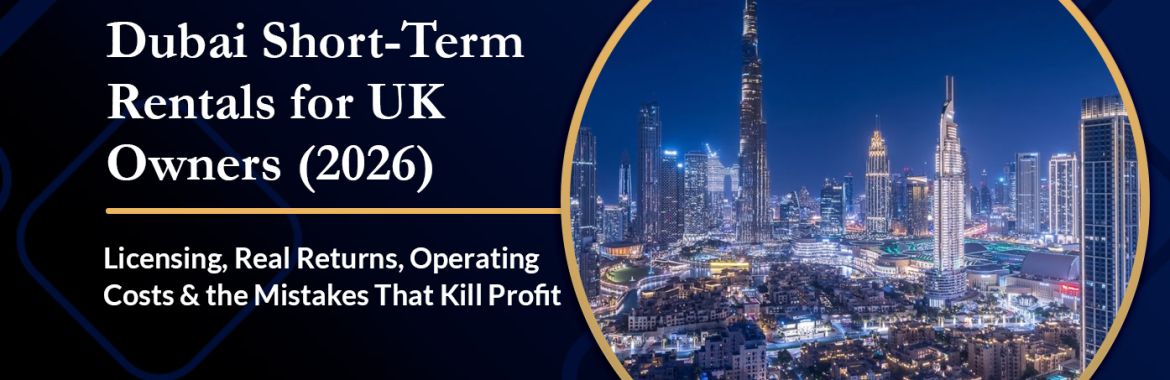 Dubai Short-Term Rentals for UK Owners (2026): Licensing, Real Returns, Operating Costs & the Mistakes That Kill Profit