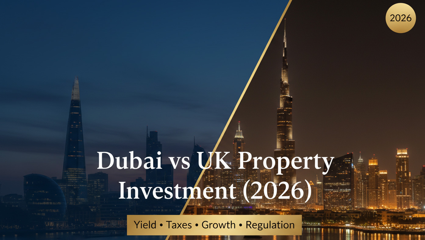 Dubai vs UK Property Investment 2026 – The Definitive Guide for British Investors Rebuilding Yield, Growth & Long-Term Wealth
